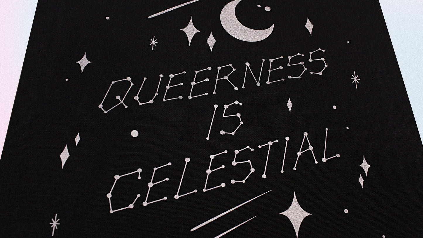 Queerness Is Celestial Tote Bag