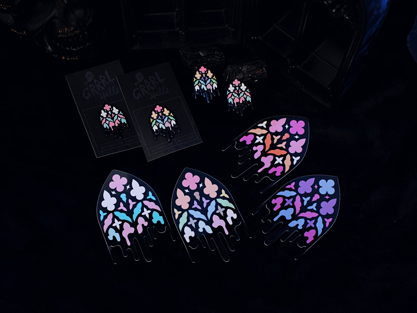 Lesbian Gothic Cathedral Window Sticker