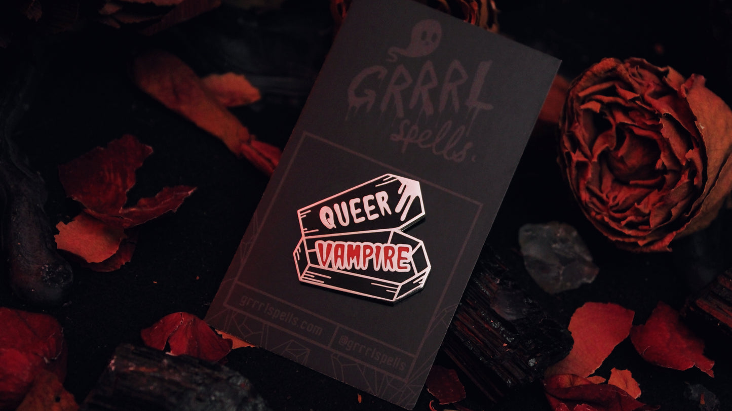 Épingle de vampire queer