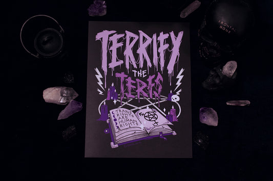 Terrify The Terfs 9" x 12" Print
