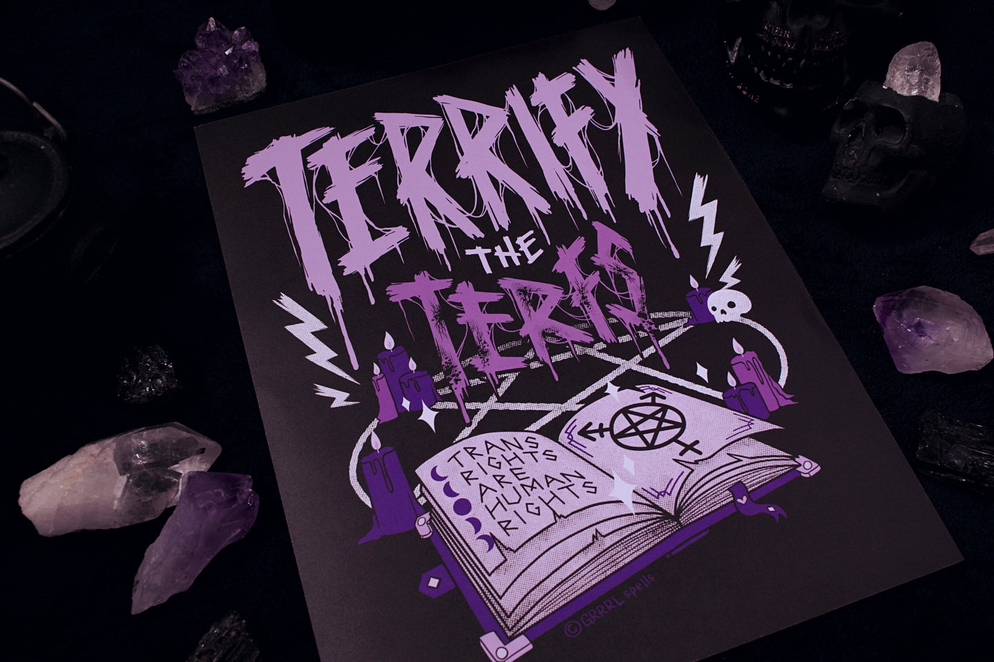 Terrify The Terfs 9" x 12" Print