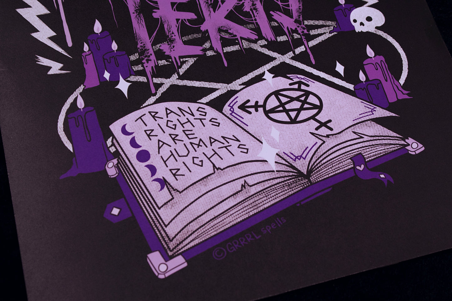 Terrify The Terfs 9" x 12" Print