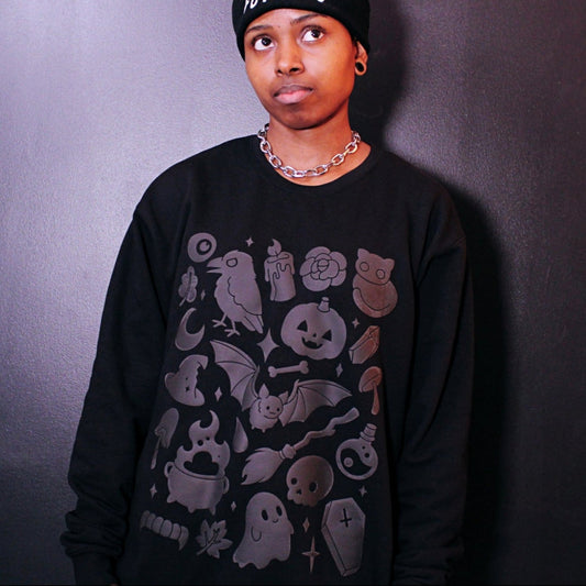 Spooky Essentials Fleece Sweater