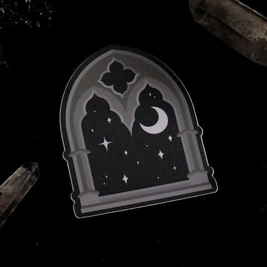 Gothic Cathedral Arch Sticker