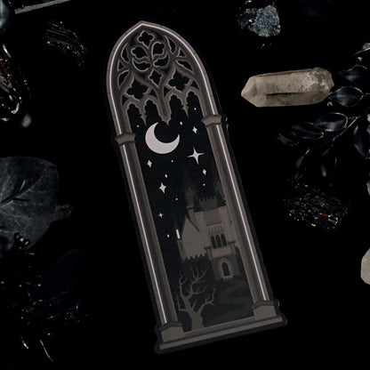 Night Castle Gothic Cathedral Arch Bookmark