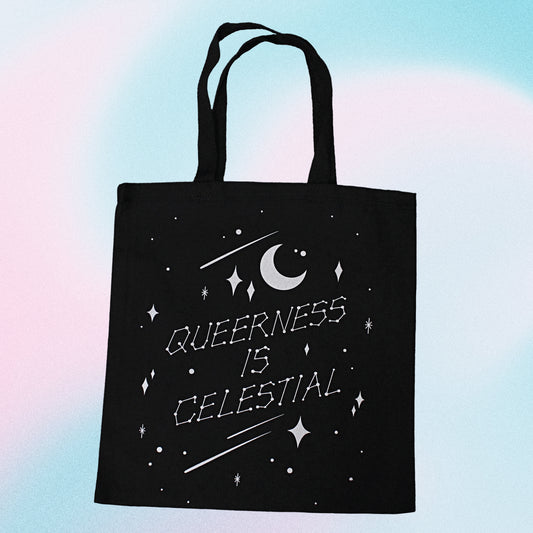 Queerness Is Celestial Tote Bag