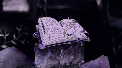 Trans Rights Grimoire Pin