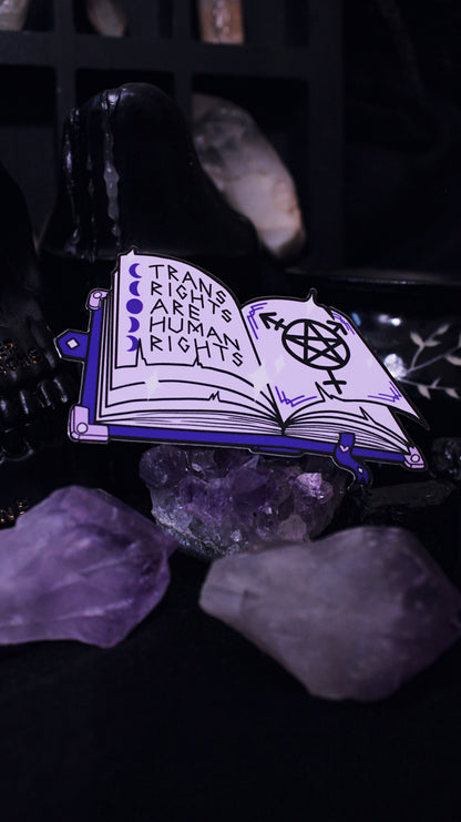 Trans Rights Grimoire Sticker