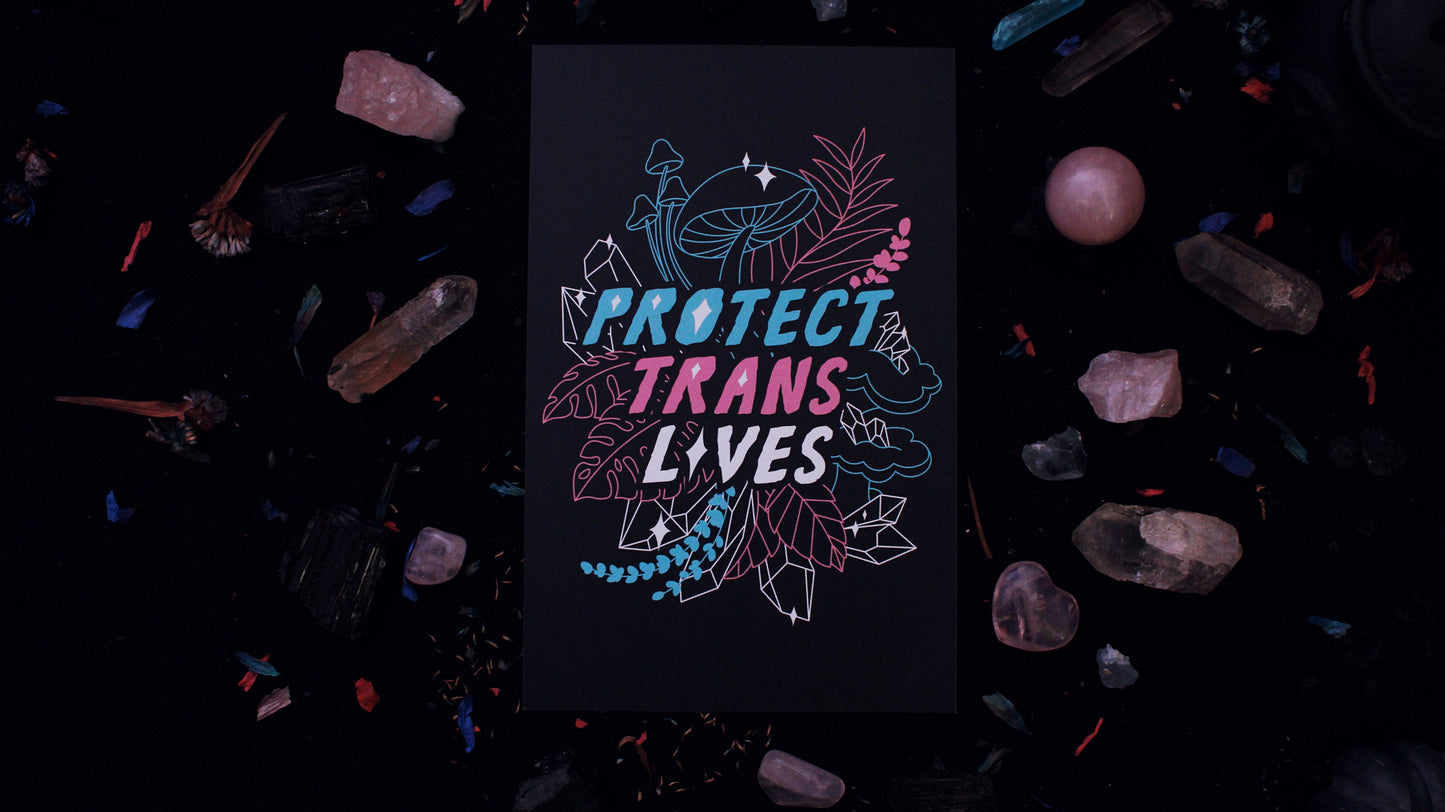 Protect Trans Lives Print