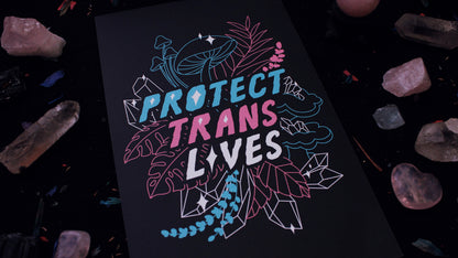 Protect Trans Lives Print