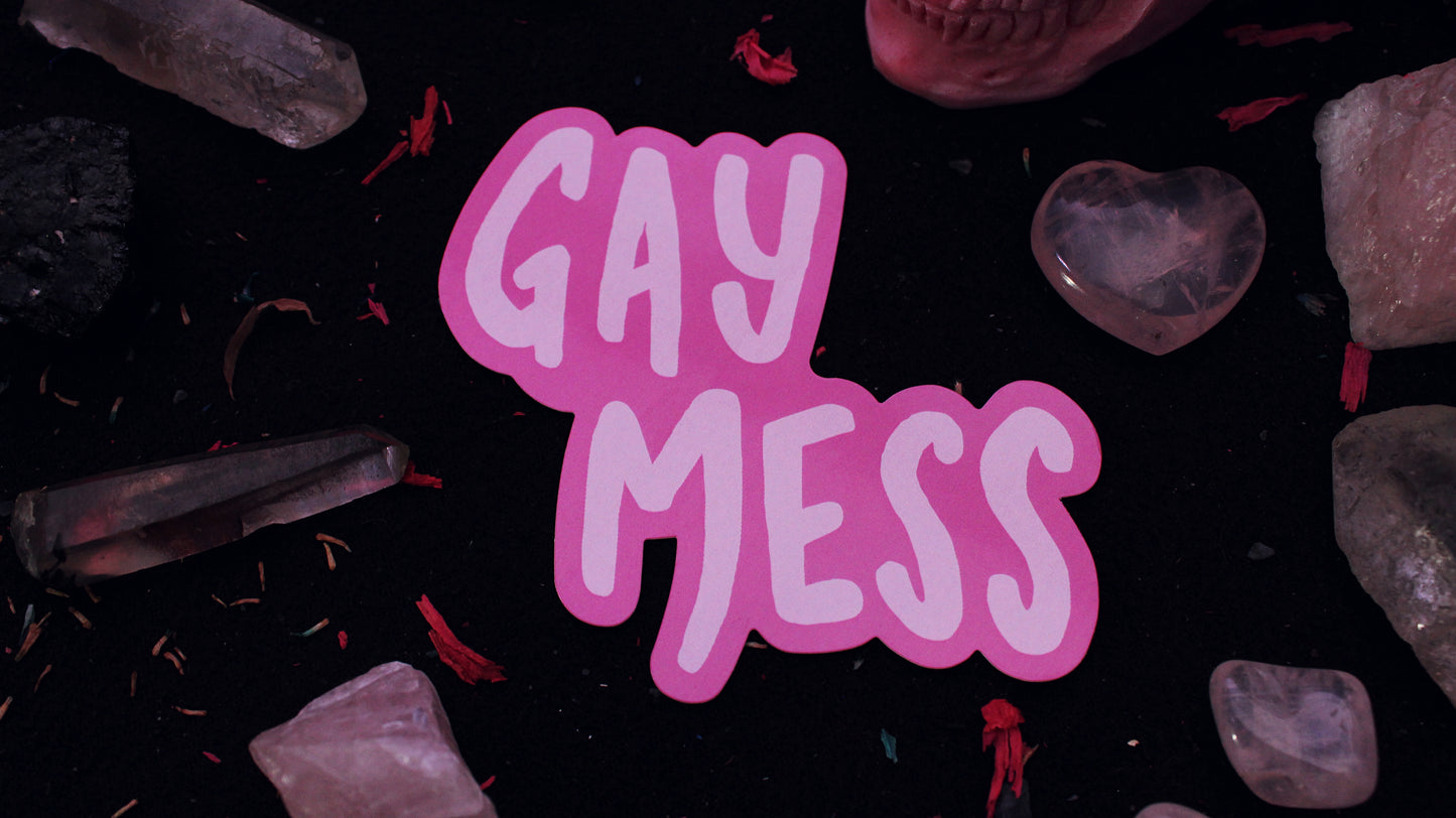 Gay Mess Sticker