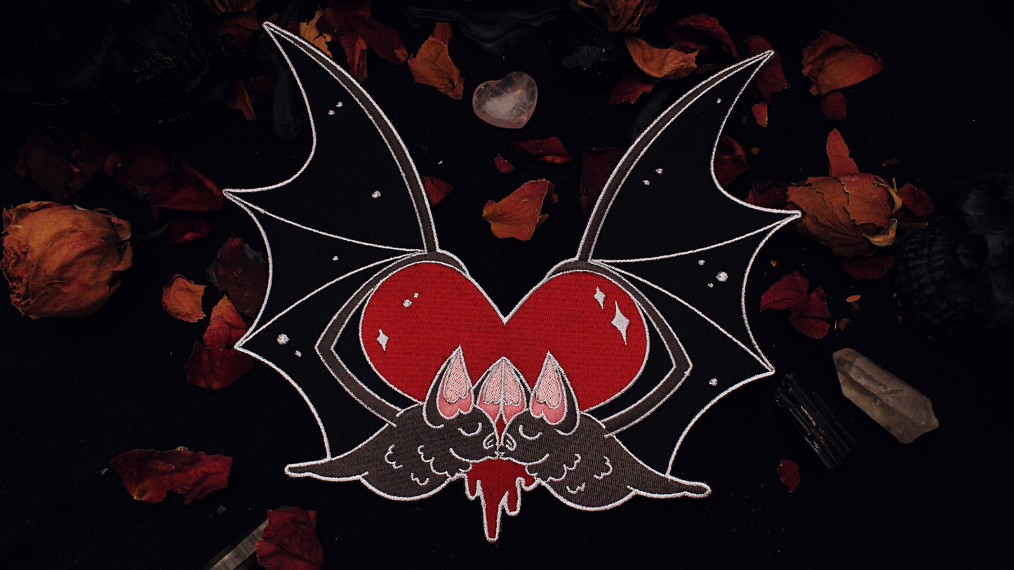 Vampire Bat Kiss Large Patch