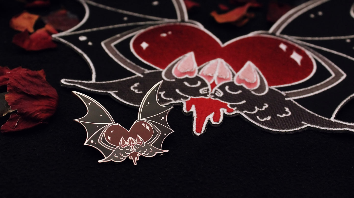 Vampire Bat Kiss Large Patch