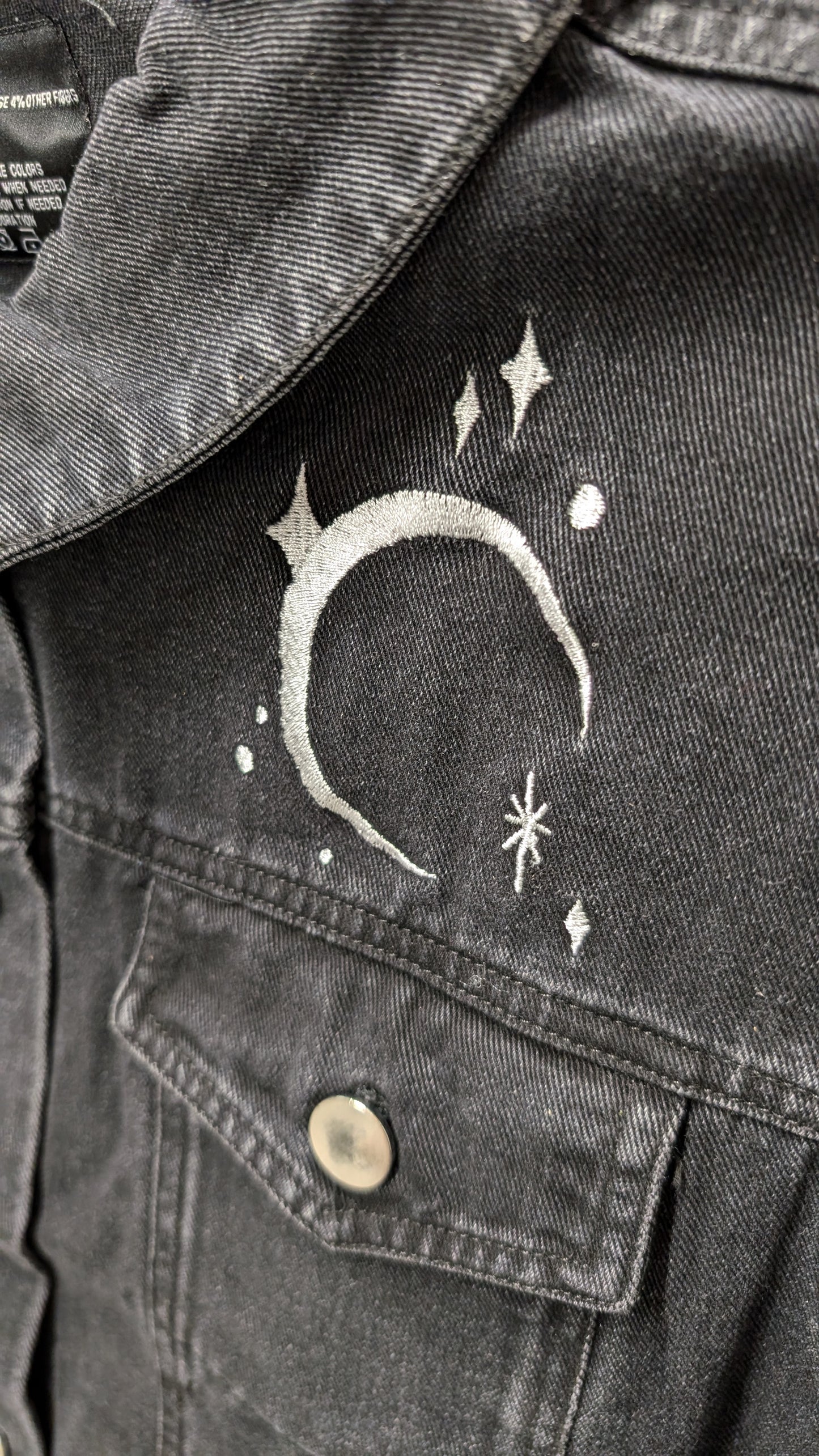 Queerness Is Celestial Denim Vest