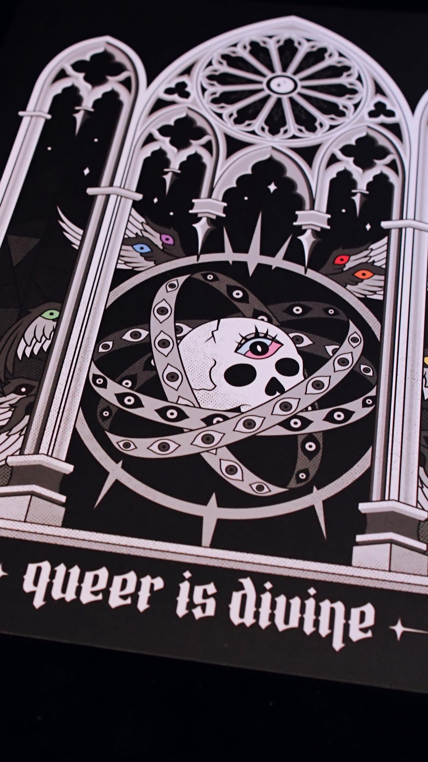 Queer Is Divine 9" x 12" Print