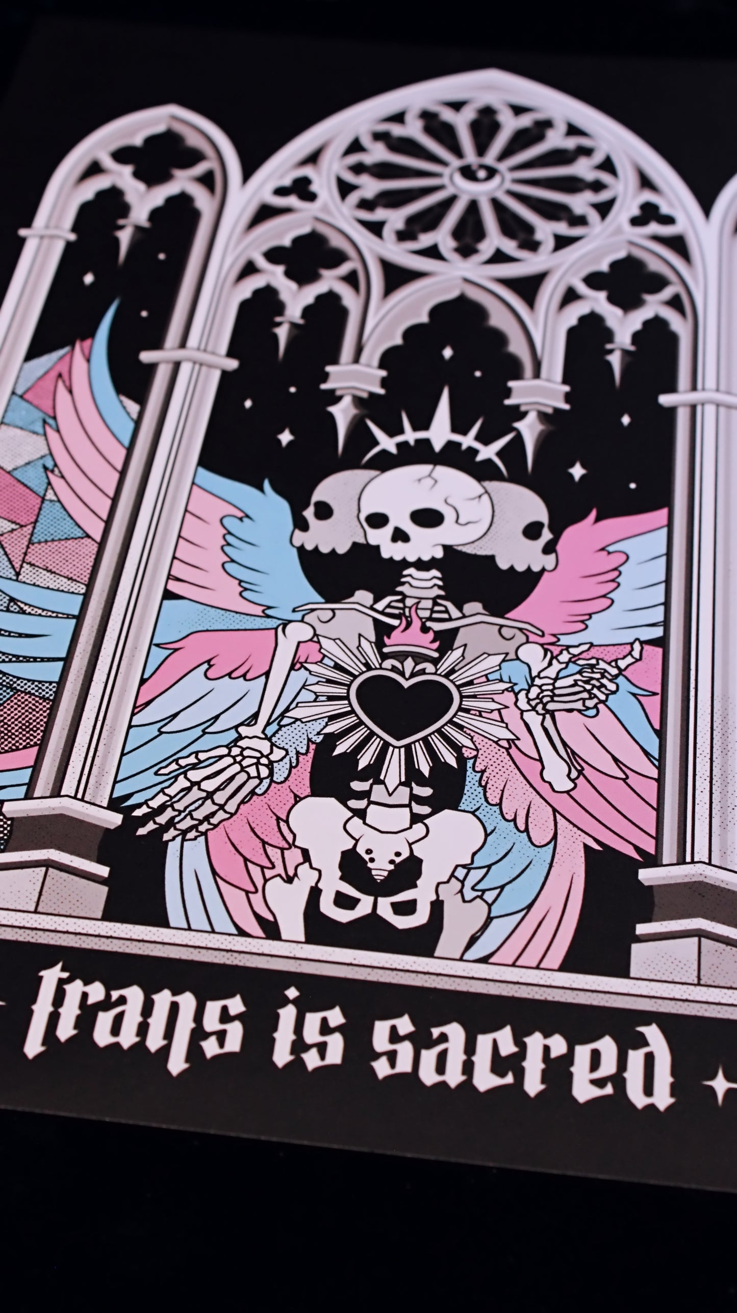 Trans Is Sacred 9" x 12" Print