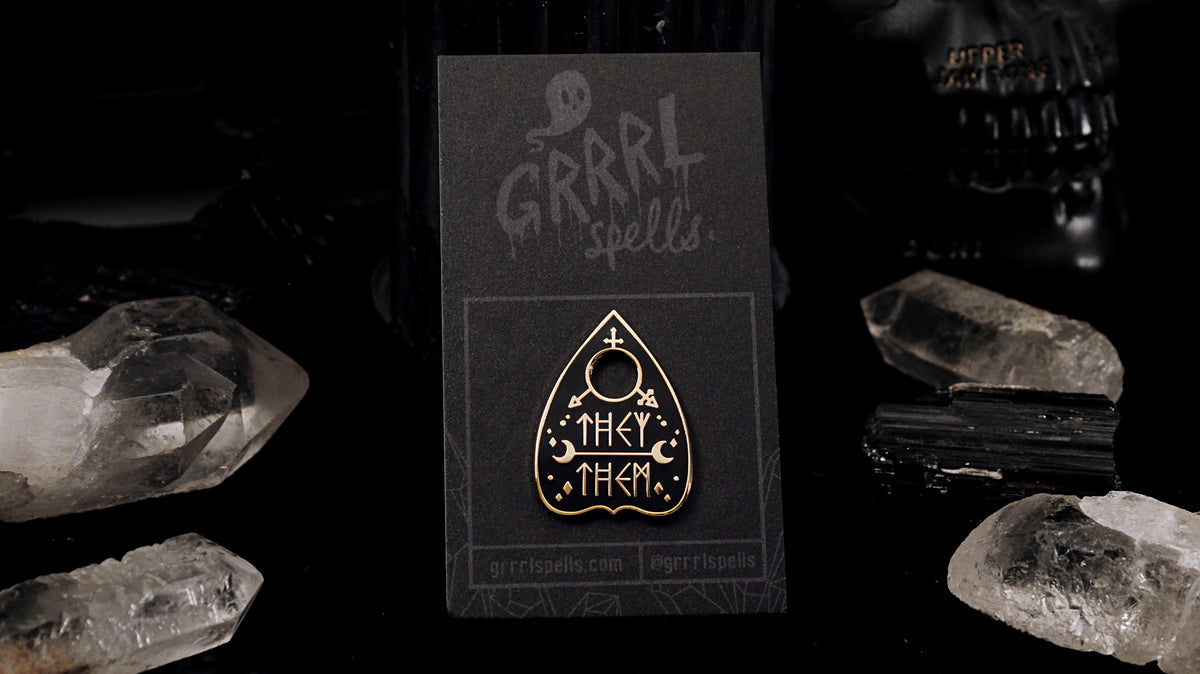 Planchette de pronom originale Badge