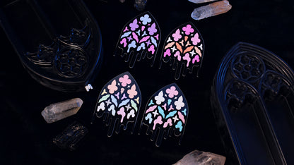 Trans Gothic Cathedral Window Sticker