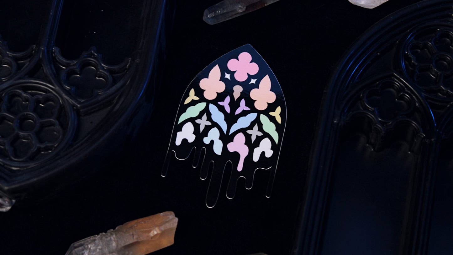 Queer Gothic Cathedral Window Sticker