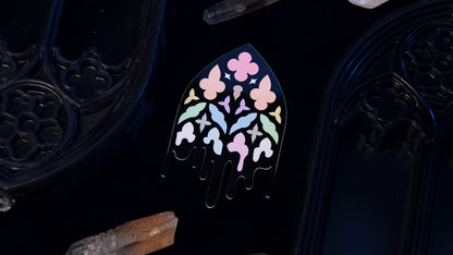 Queer Gothic Cathedral Window Sticker