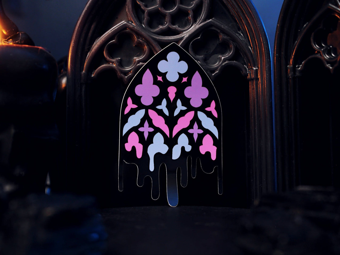 Bisexual Gothic Cathedral Window Sticker