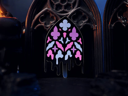 Bisexual Gothic Cathedral Window Sticker