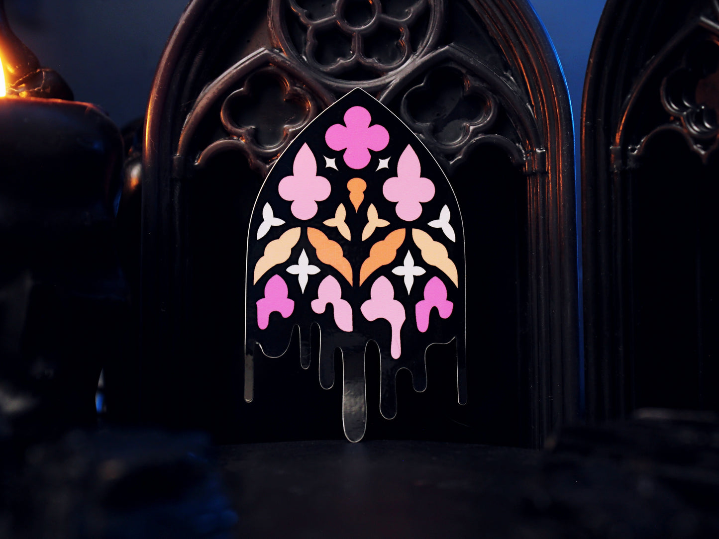 Lesbian Gothic Cathedral Window Sticker