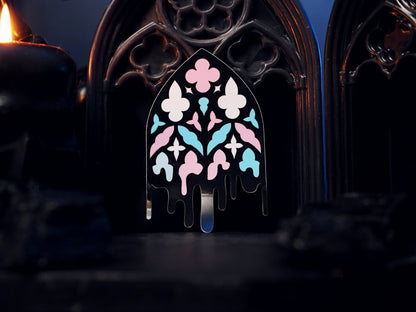 Trans Gothic Cathedral Window Sticker