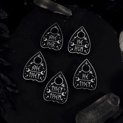 Planchette de pronom originale Badge