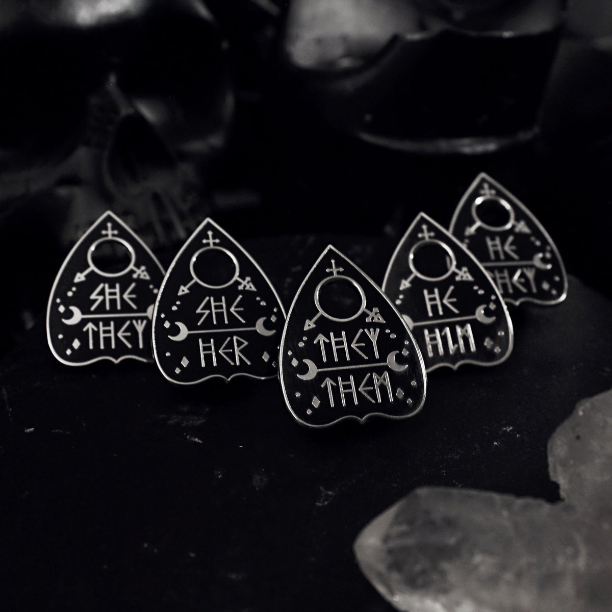 Planchette de pronom originale Badge