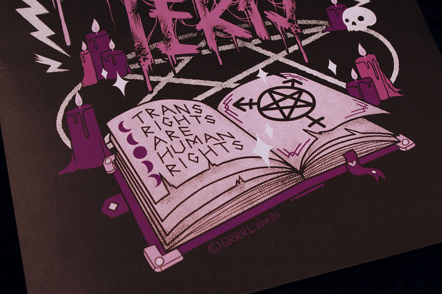 Terrify The Terfs 9" x 12" Print