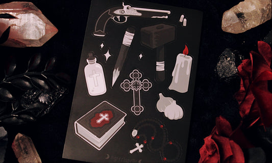 Vampire Hunter Sticker Sheet