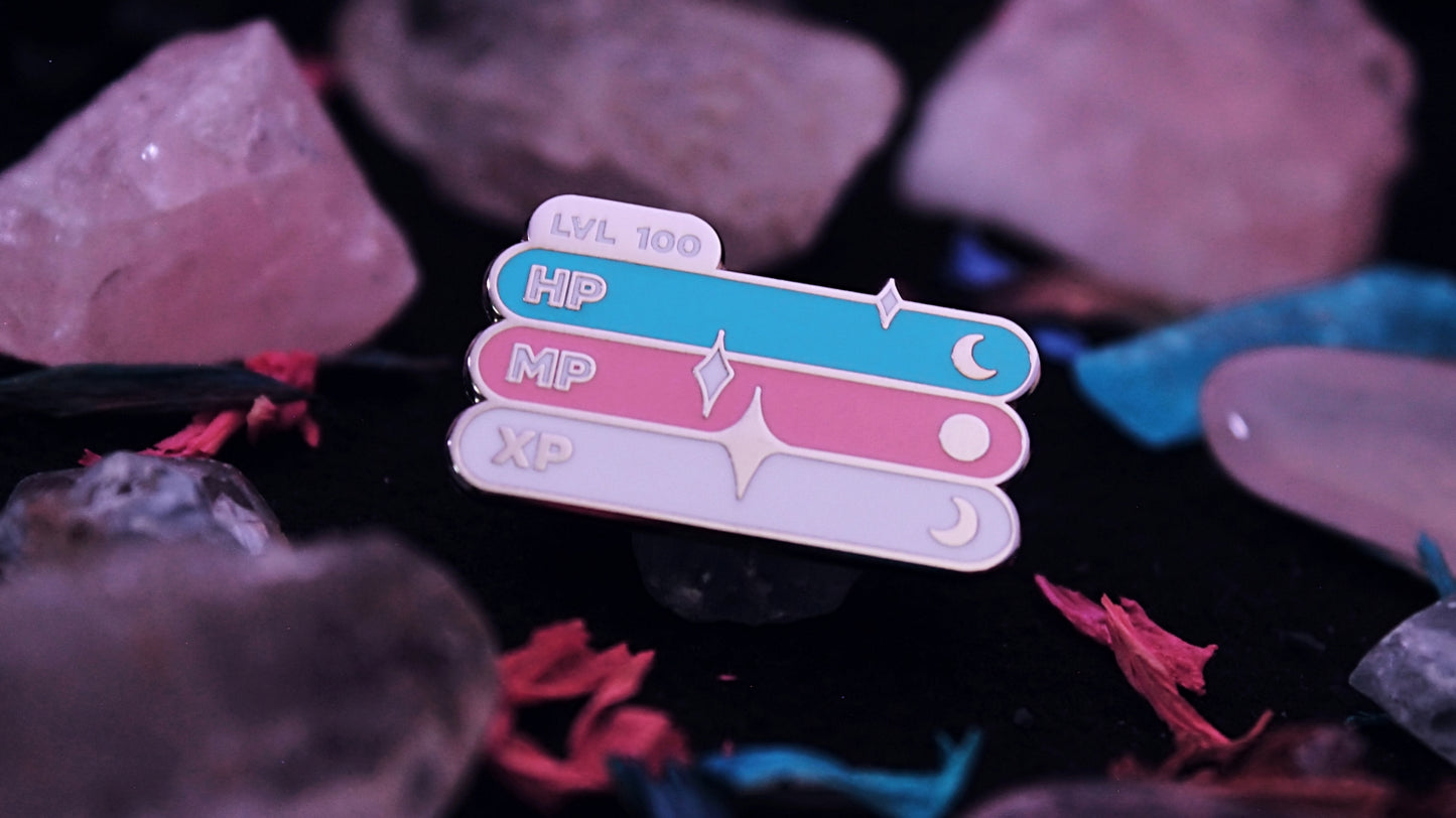 Trans Leveled Up Pin