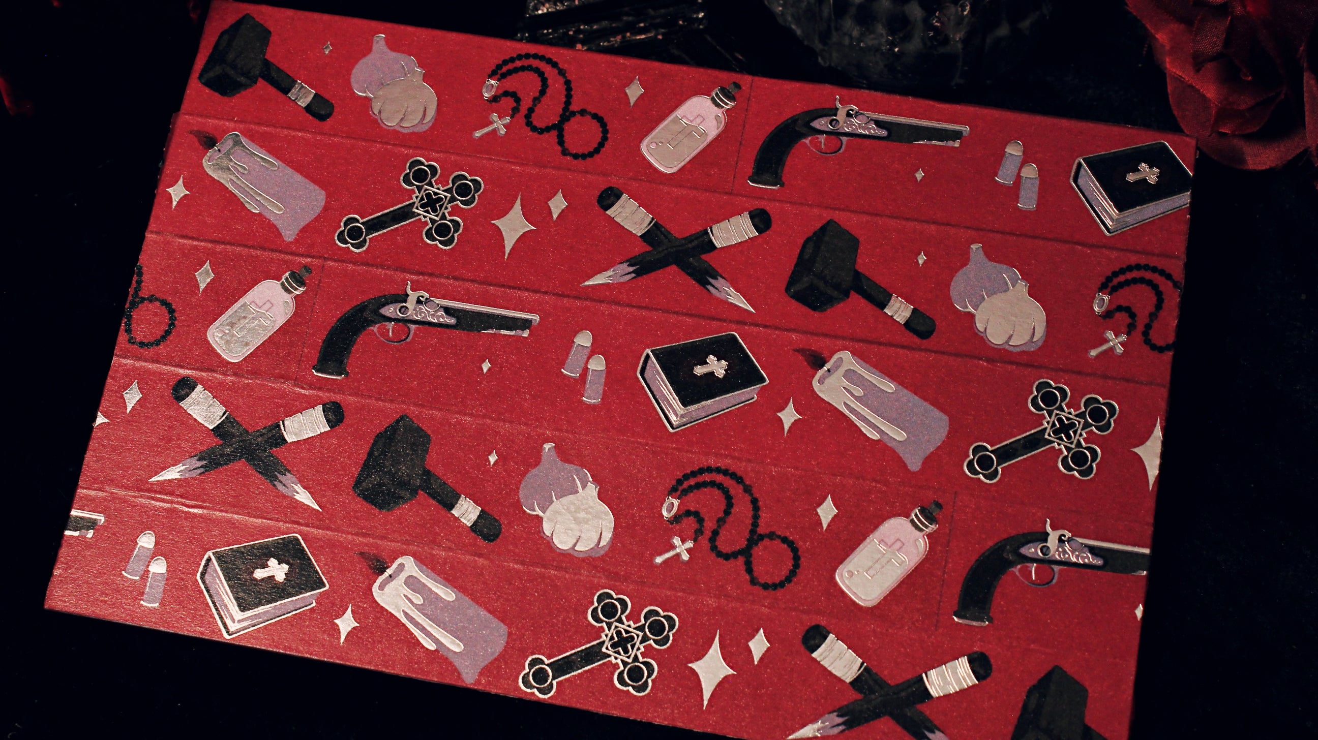 Vampire Hunter Washi Tape (Silver Foil) – GRRRL Spells