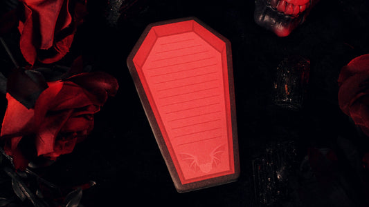 Vampire Coffin Sticky Notes
