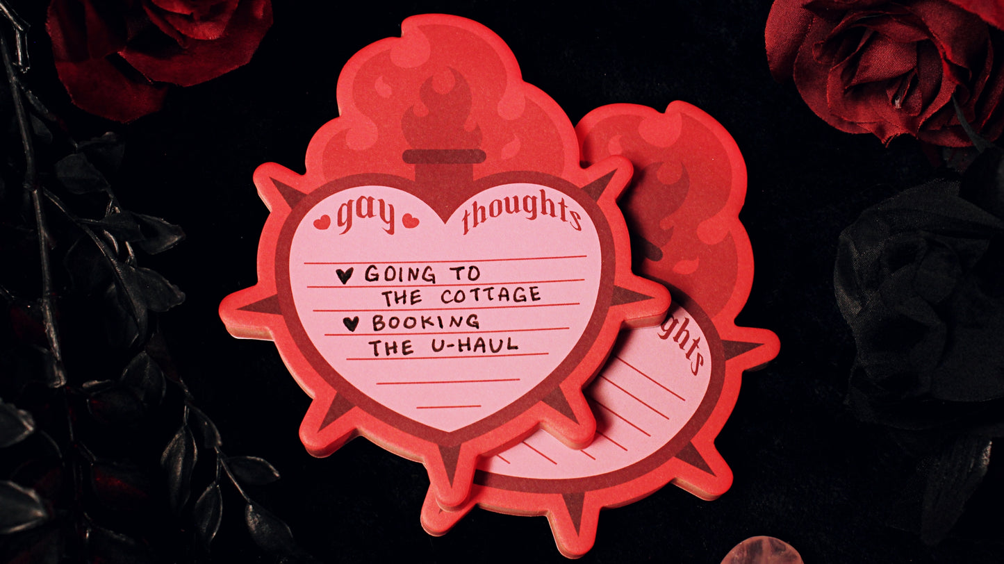 Gay Thoughts Sticky Notes