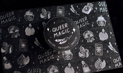Queer Magic Washi Tape (Silver Foil)