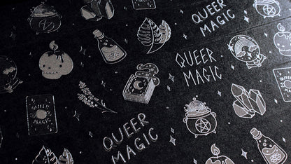 Queer Magic Washi Tape (Silver Foil)