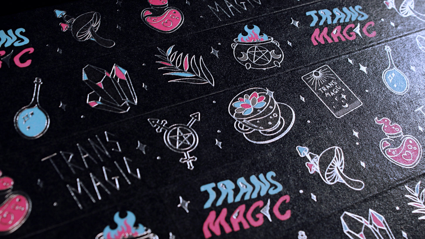 Trans Magic Washi Tape (Silver Foil)