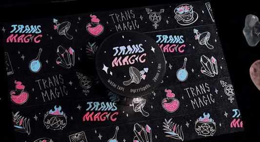 Trans Magic Washi Tape (Silver Foil)