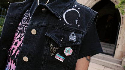 Queerness Is Celestial Denim Vest