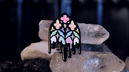 Queer Gothic Cathedral Window Pin