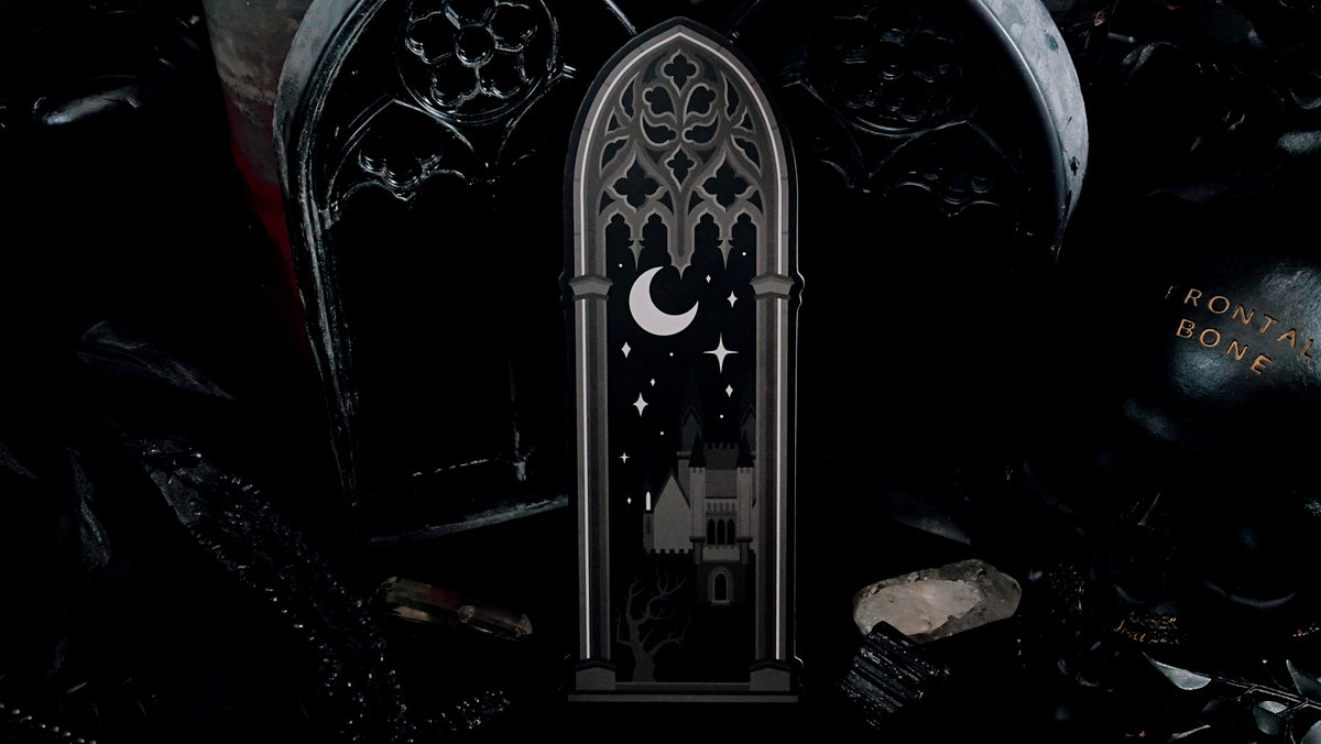 Night Castle Gothic Cathedral Arch Bookmark