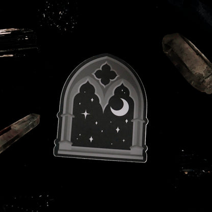 Gothic Cathedral Arch Sticker