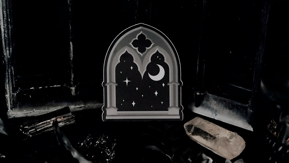Gothic Cathedral Arch Sticker