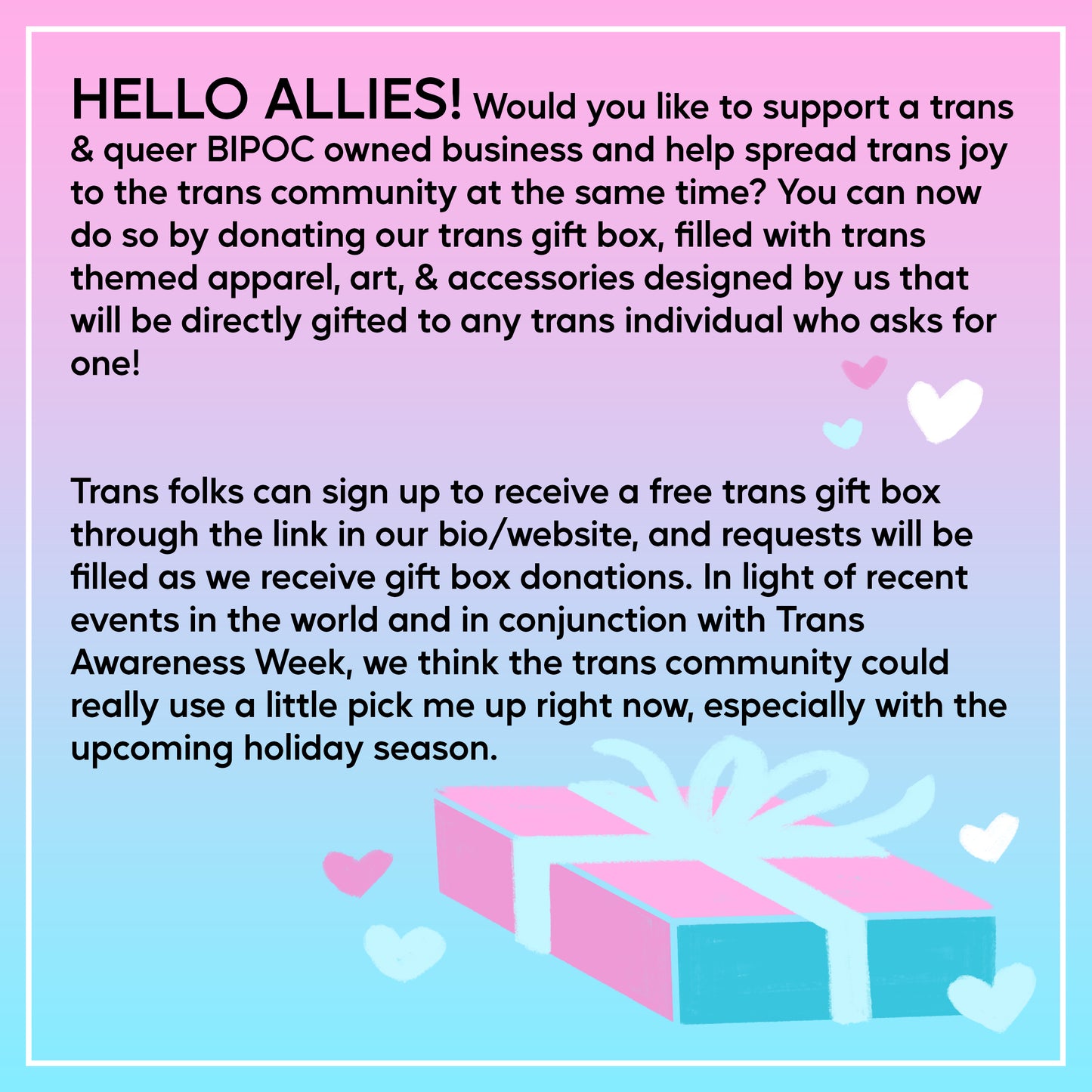 Trans Gift Box - Gifting Program (Specific Recipient)